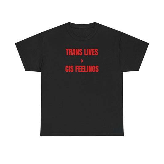 TRANS LIVES > CIS FEELINGS T-Shirt